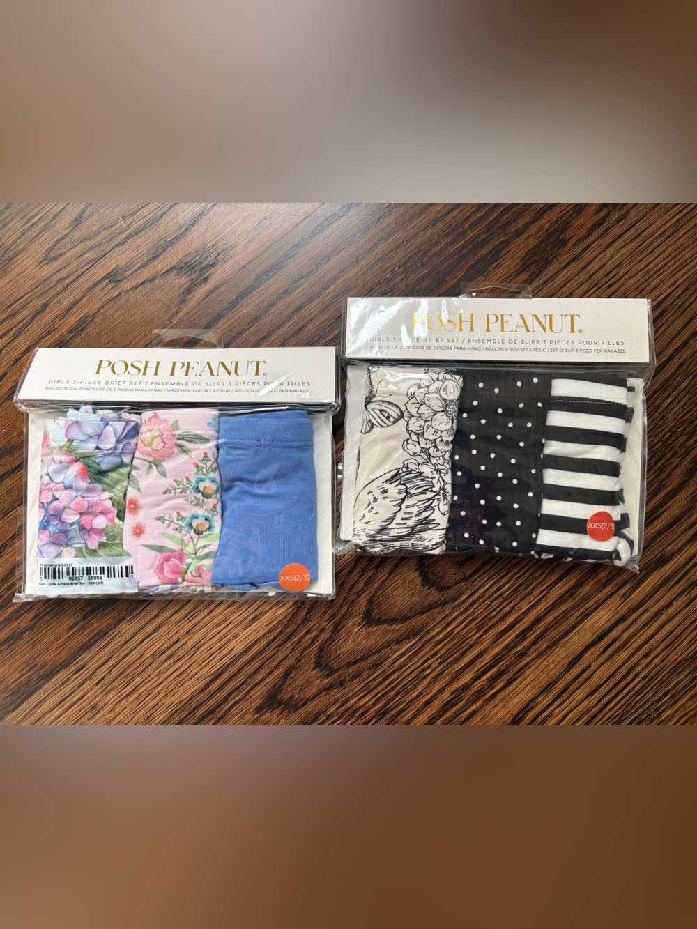 Posh Peanut set of two 2-3T underwear sets